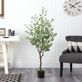 4.5’ Eucalyptus Artificial Tree-Parc Decor