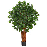 4.5’ Lychee Artificial Tree with Natural Trunk-Parc Decor