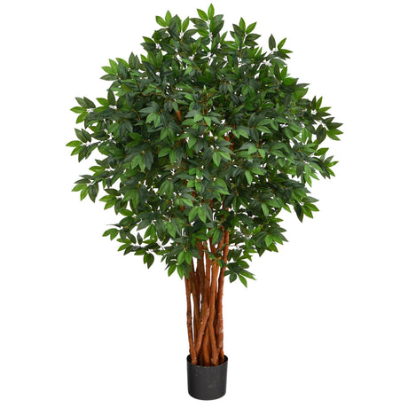 4.5’ Lychee Artificial Tree with Natural Trunk-Parc Decor