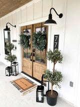 4.5' Olive Double Topiary Silk Tree-Parc Decor