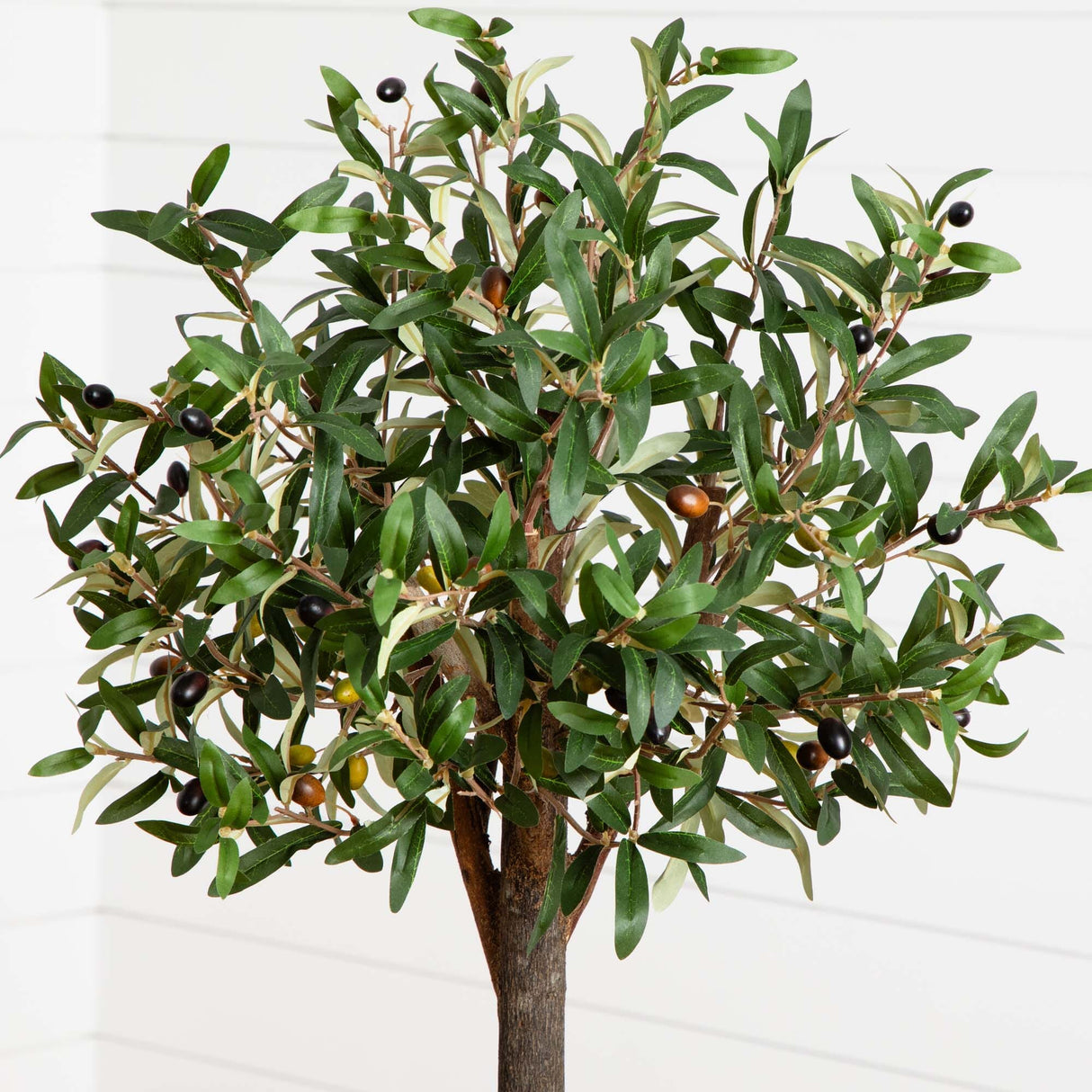 4.5' Olive Double Topiary Silk Tree-Parc Decor