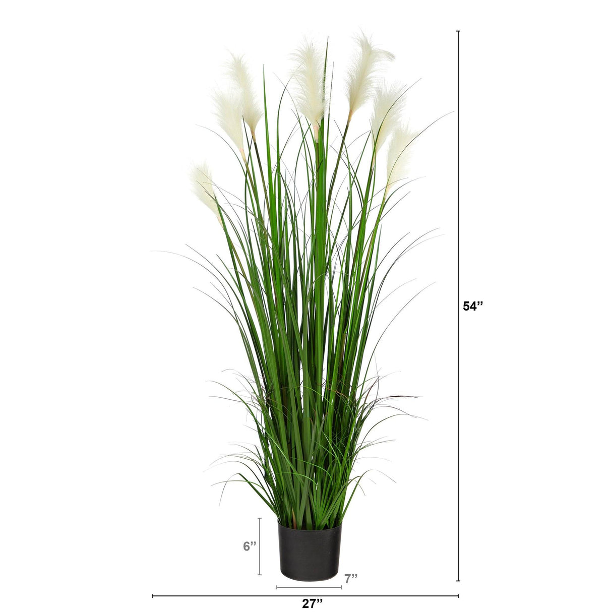 4.5’ Plum Grass Artificial Plant-Parc Decor