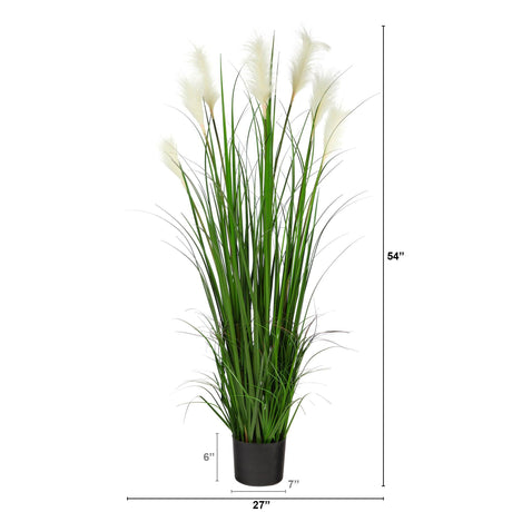 4.5’ Plum Grass Artificial Plant-Parc Decor