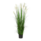 4.5’ Plum Grass Artificial Plant-Parc Decor