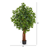 4.5’ Super Deluxe Ficus Artificial Tree with Natural Trunk-Parc Decor
