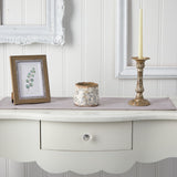 4.5” Tuscan Ceramic Gray Scroll Planter-Parc Decor