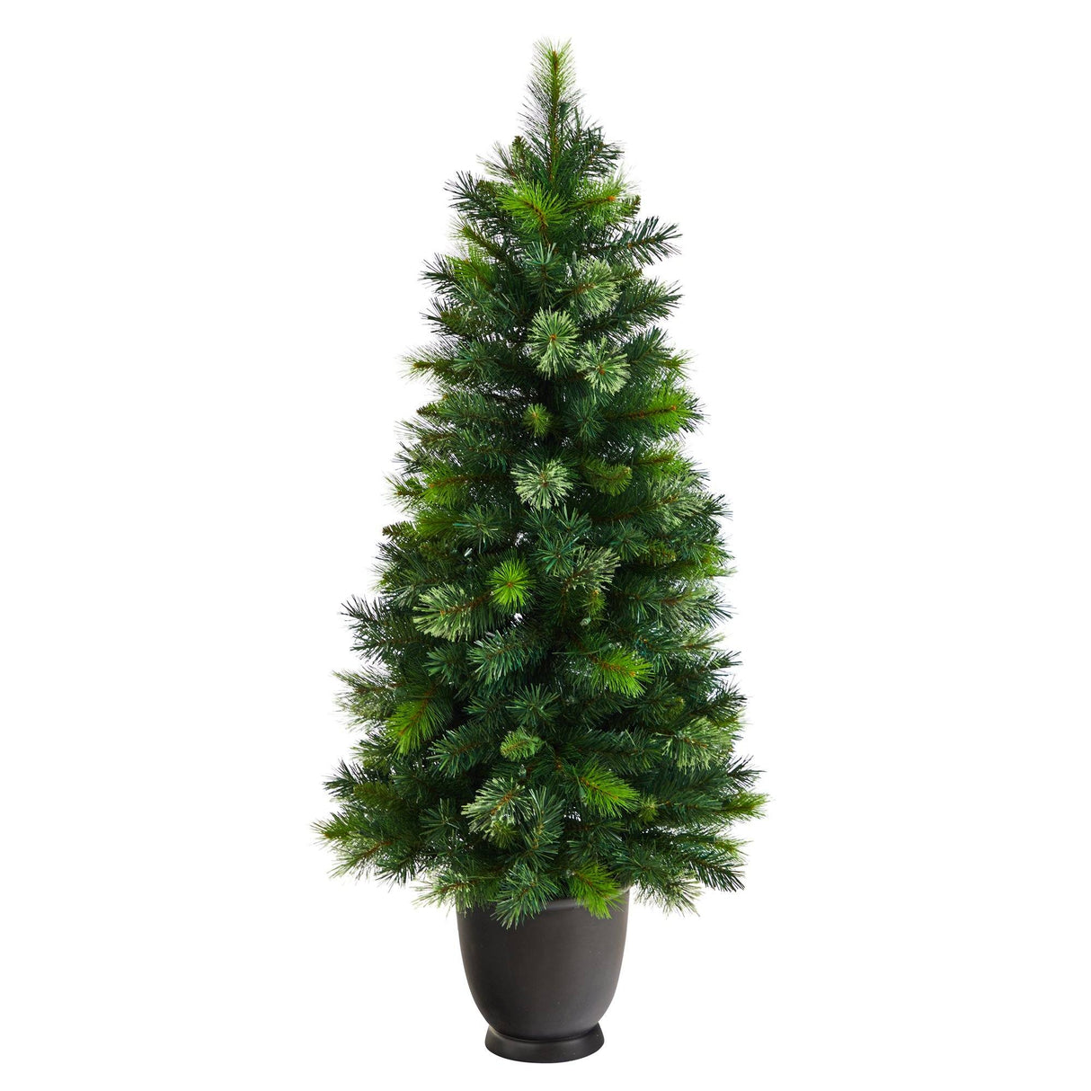4.5’ Oregon Pine Christmas Tree in Decorative Planter-Christmas Tree-Parc Decor