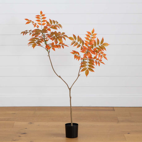4ft. Autumn Minimalist Sumac Artificial Fall Tree-Tree-Parc Decor