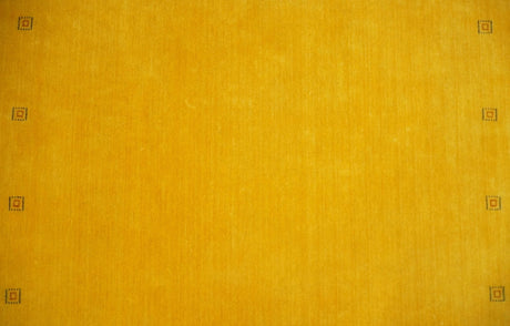 4x6 Small Gold Natural Farmhouse Wool Hand Woven Southwestern Gabbeh Rug