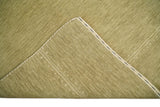 4x6 Small Solid Beige Wool Hand Woven Southwestern Gabbeh Rug