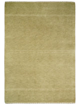 4x6 Small Solid Beige Wool Hand Woven Southwestern Gabbeh Rug