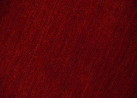 4x6 Small Solid Red Wool Hand Woven Southwestern Gabbeh Rug