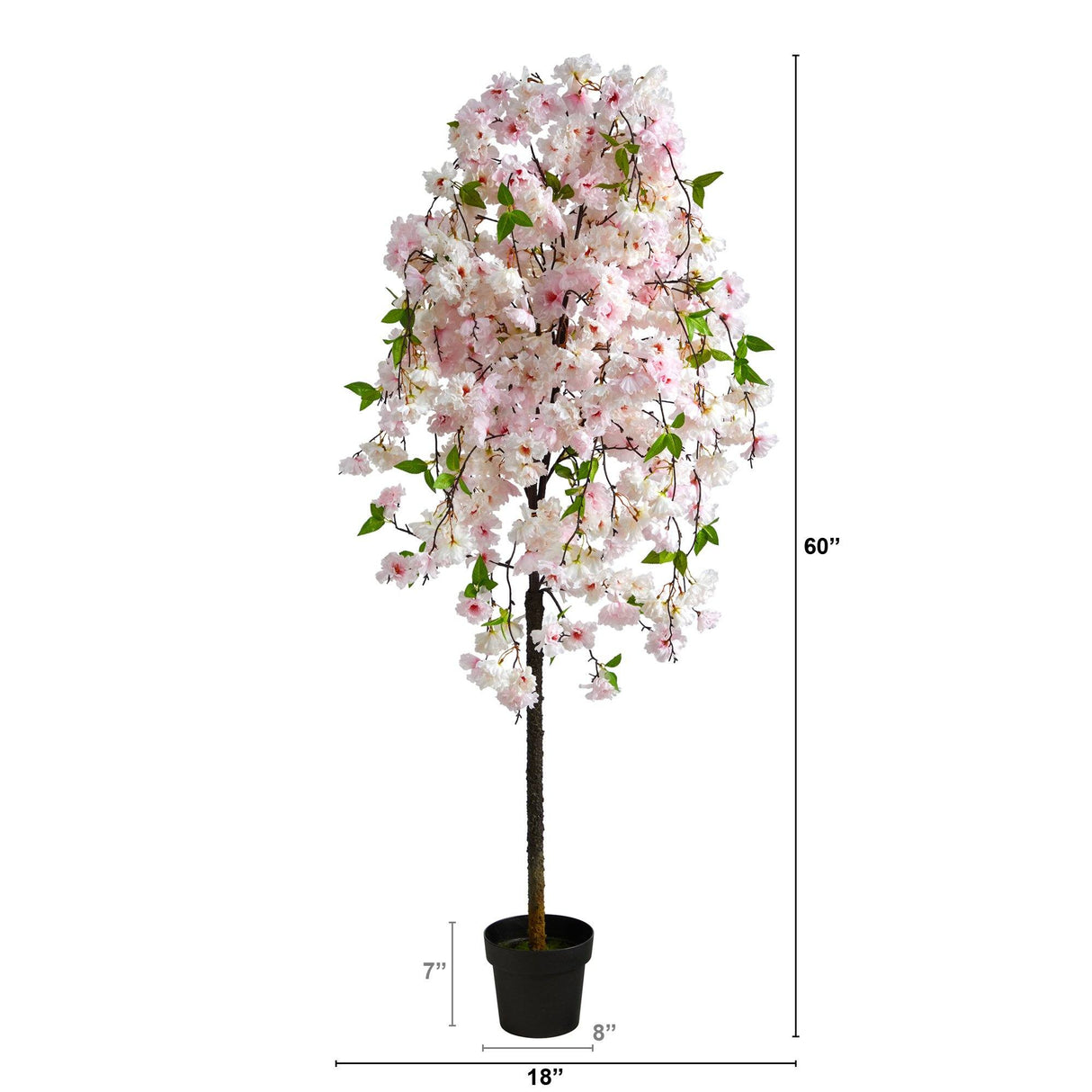 5' Artificial Cherry Blossom Tree-Parc Decor