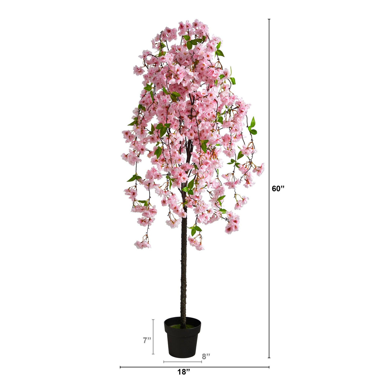 5' Artificial Cherry Blossom Tree-Parc Decor