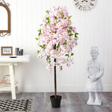 5' Artificial Cherry Blossom Tree-Parc Decor