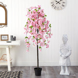 5' Artificial Cherry Blossom Tree-Parc Decor