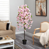 5' Artificial Cherry Blossom Tree-Parc Decor