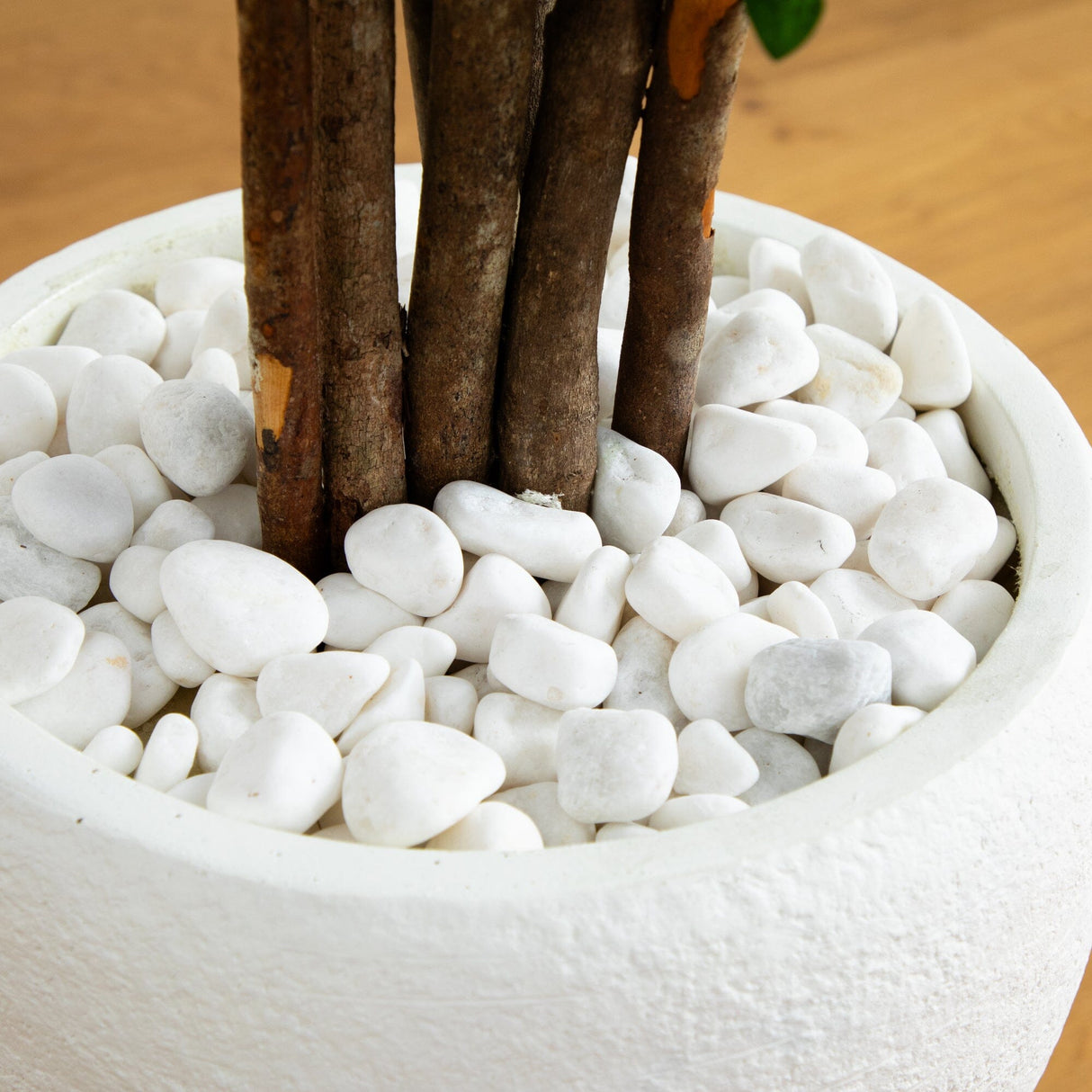 5’ Azalea Artificial Tree in White Planter-Parc Decor