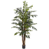 5' Bamboo Palm Artificial Silk Tree-Parc Decor
