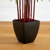 5’ Bamboo Silk Tree w/Planter-Parc Decor