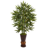 5’ Bamboo Tree in Bamboo Planter-Parc Decor