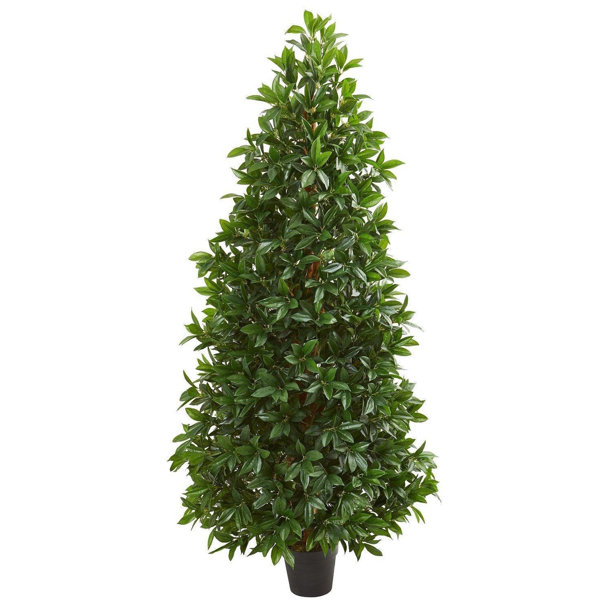 5’ Bay Leaf Cone Topiary Artificial Tree UV Resistant (Indoor/Outdoor)-Parc Decor
