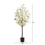 5’ Bougainvillea Artificial Tree-Parc Decor