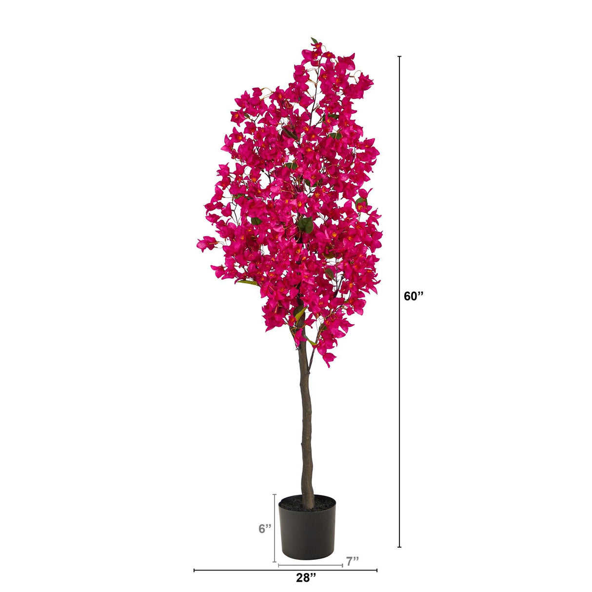 5’ Bougainvillea Artificial Tree-Parc Decor