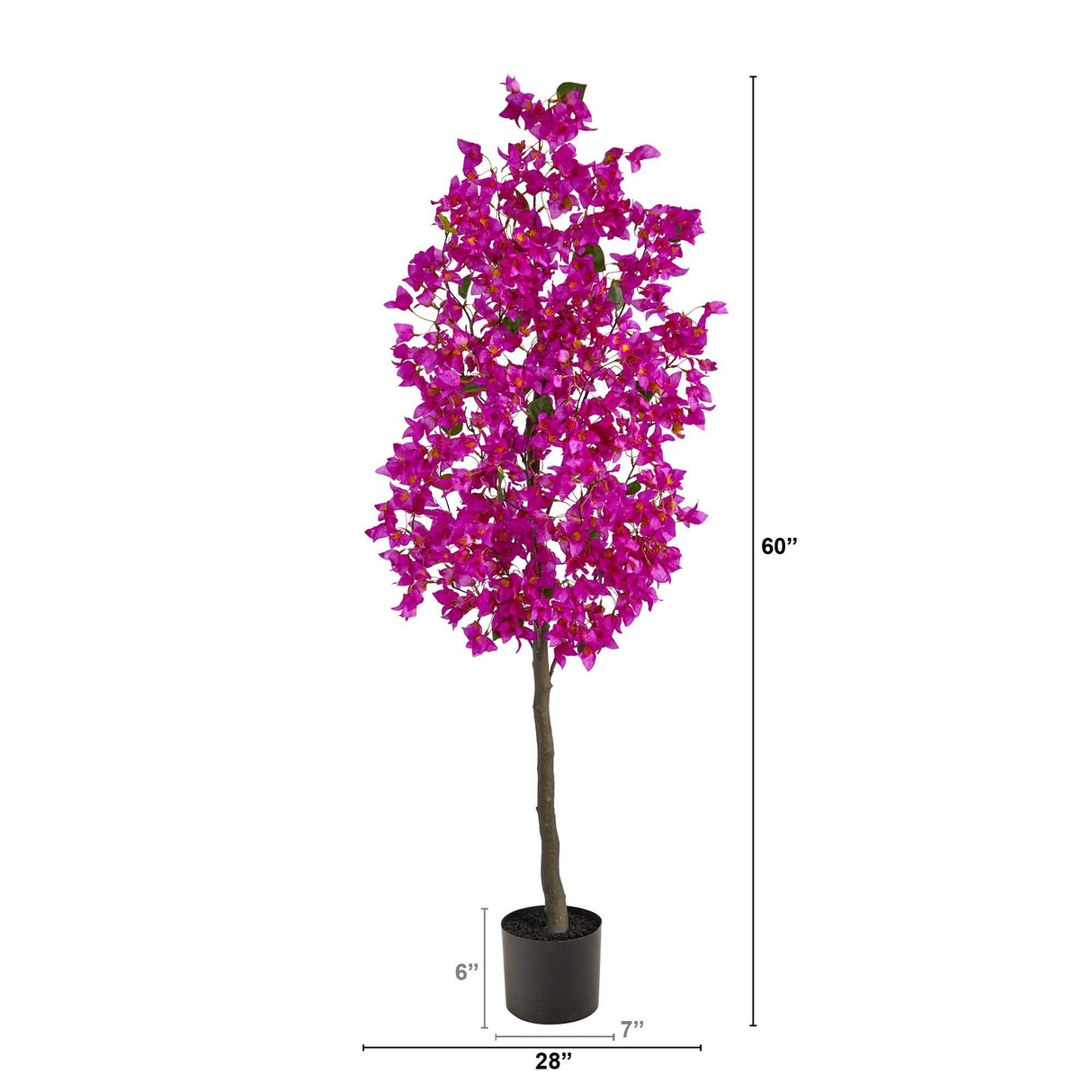 5’ Bougainvillea Artificial Tree-Parc Decor