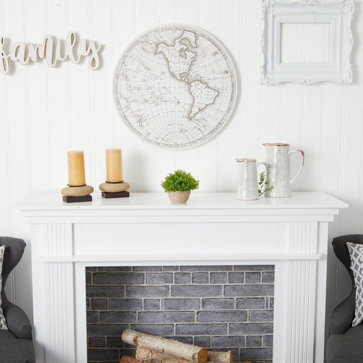 5” Boxwood Artificial Plant in Decorative Planter-Parc Decor