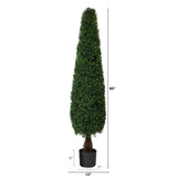 5’ Boxwood Topiary Artificial Tree UV Resistant (Indoor/Outdoor)-Parc Decor