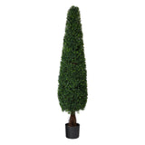 5’ Boxwood Topiary Artificial Tree UV Resistant (Indoor/Outdoor)-Parc Decor