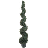 5' Cedar Spiral Silk Tree (In-door/Out-door)-Parc Decor