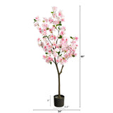 5’ Cherry Blossom Artificial Tree-Parc Decor