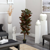 5' Cordyline Silk Plant (Real Touch)-Parc Decor