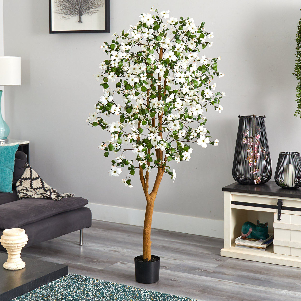 5' Dogwood Silk Tree-Parc Decor
