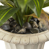 5’ Dracaena Plant with Urn (Real Touch)-Parc Decor