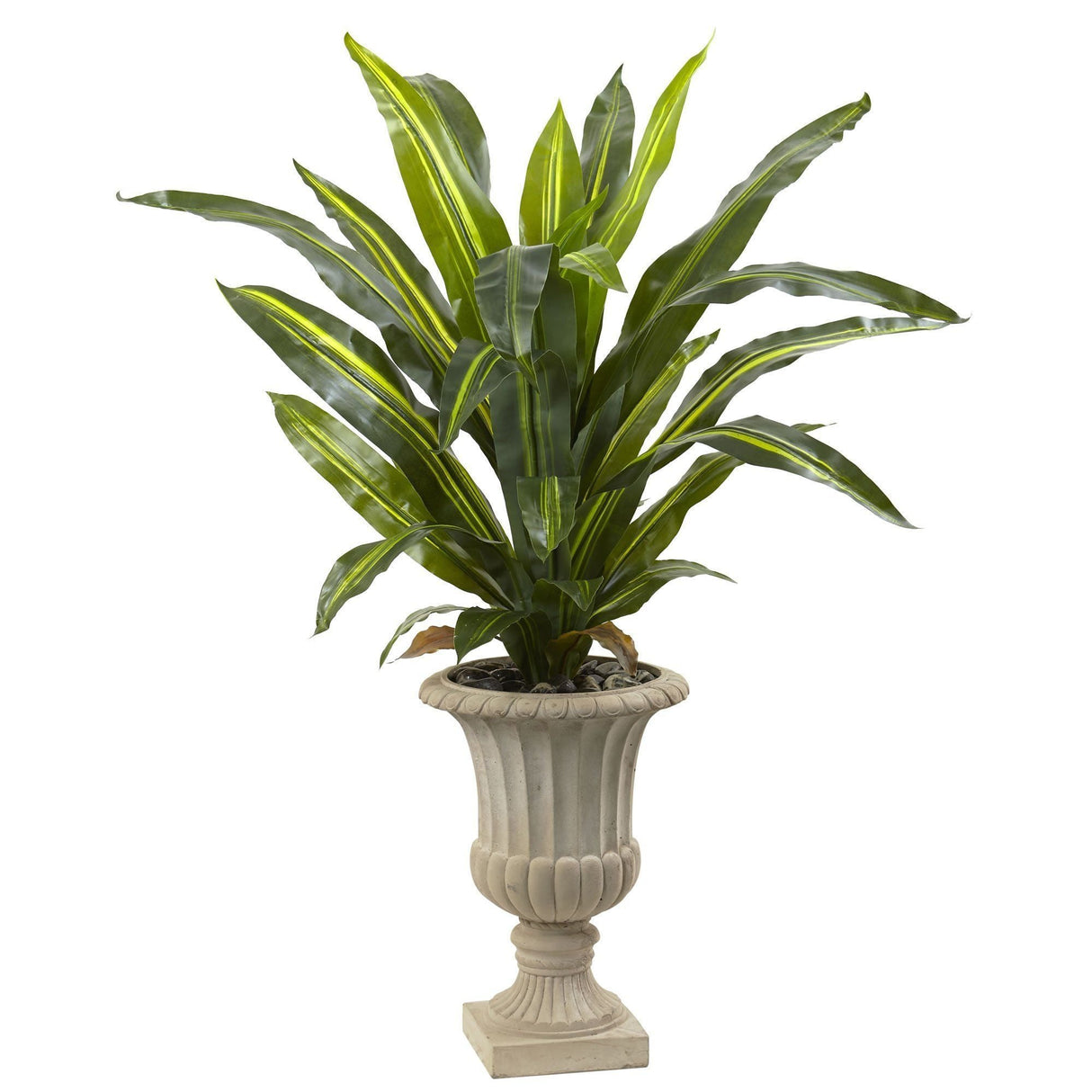 5’ Dracaena Plant with Urn (Real Touch)-Parc Decor