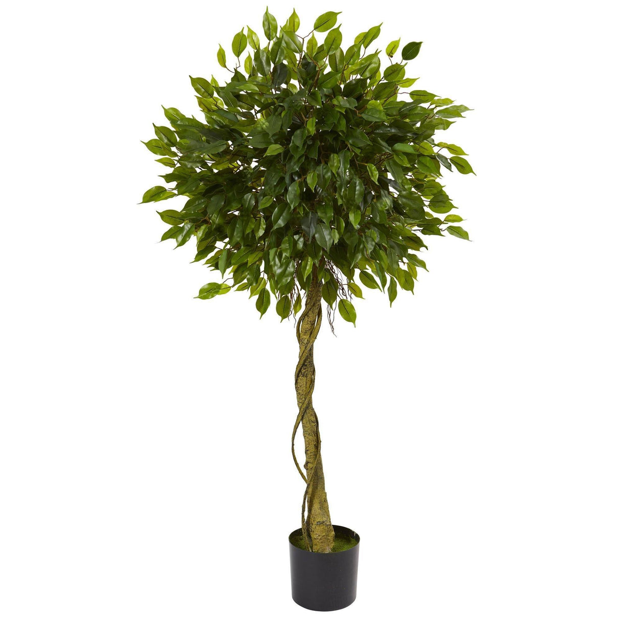 5' Ficus Artificial Topiary Tree UV Resistant (Indoor/Outdoor)-Parc Decor
