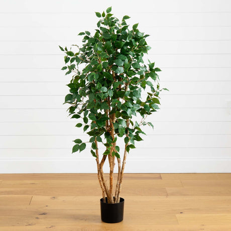 5' Ficus Bushy Silk Tree-Parc Decor