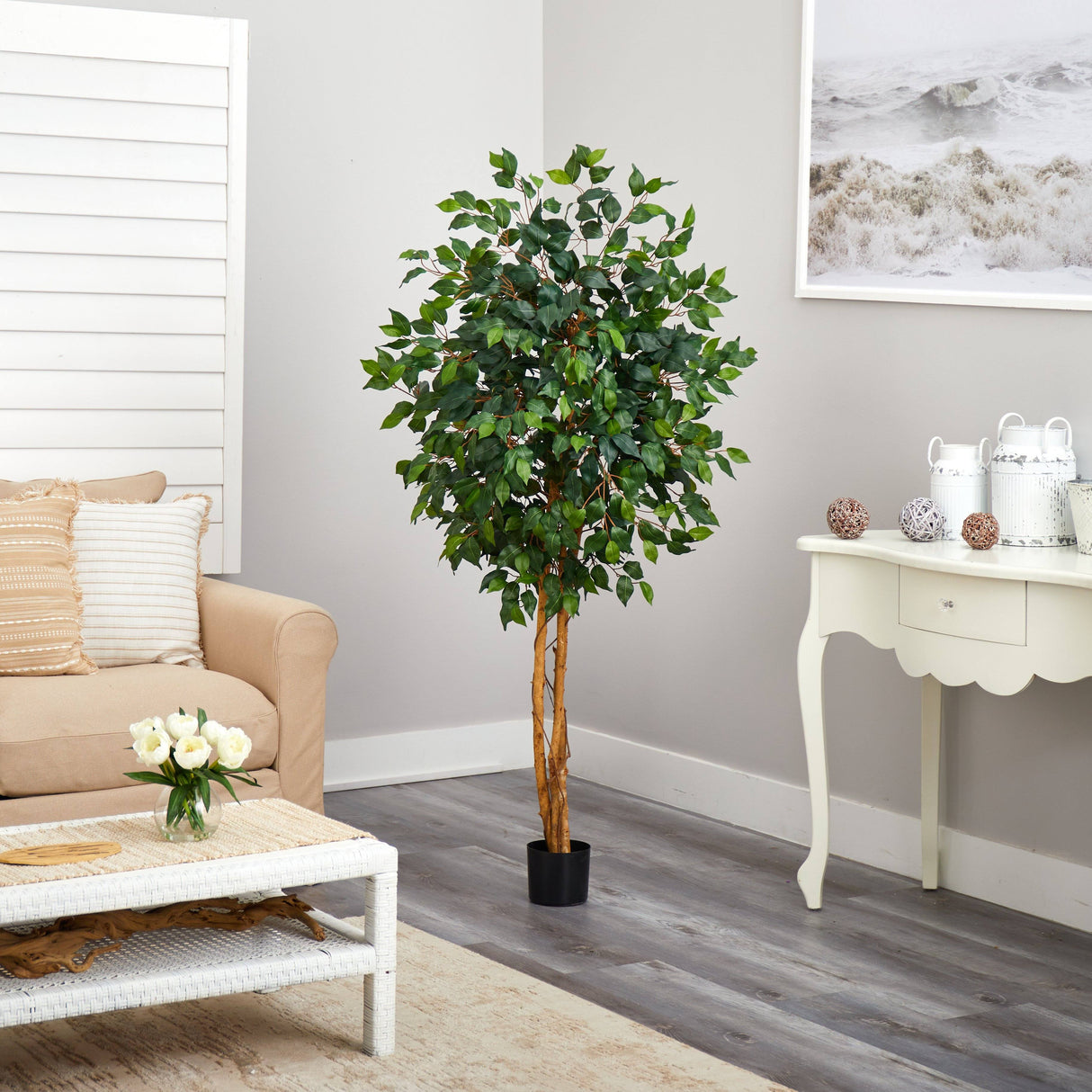 5' Ficus Silk Tree-Parc Decor