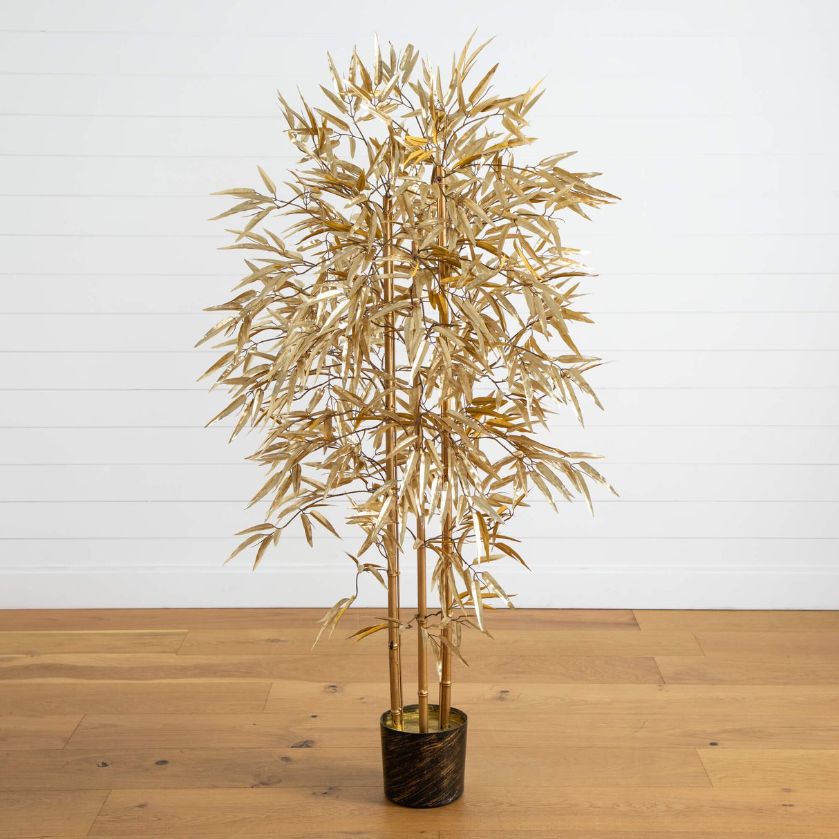 5' Golden Bamboo Tree w/880 Lvs-Parc Decor