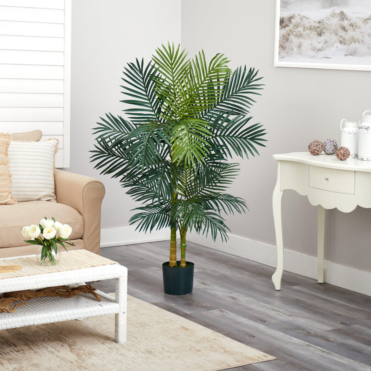 5’ Golden Cane Palm Tree-Parc Decor