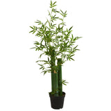 5’ Green Bamboo Artificial Tree-Parc Decor