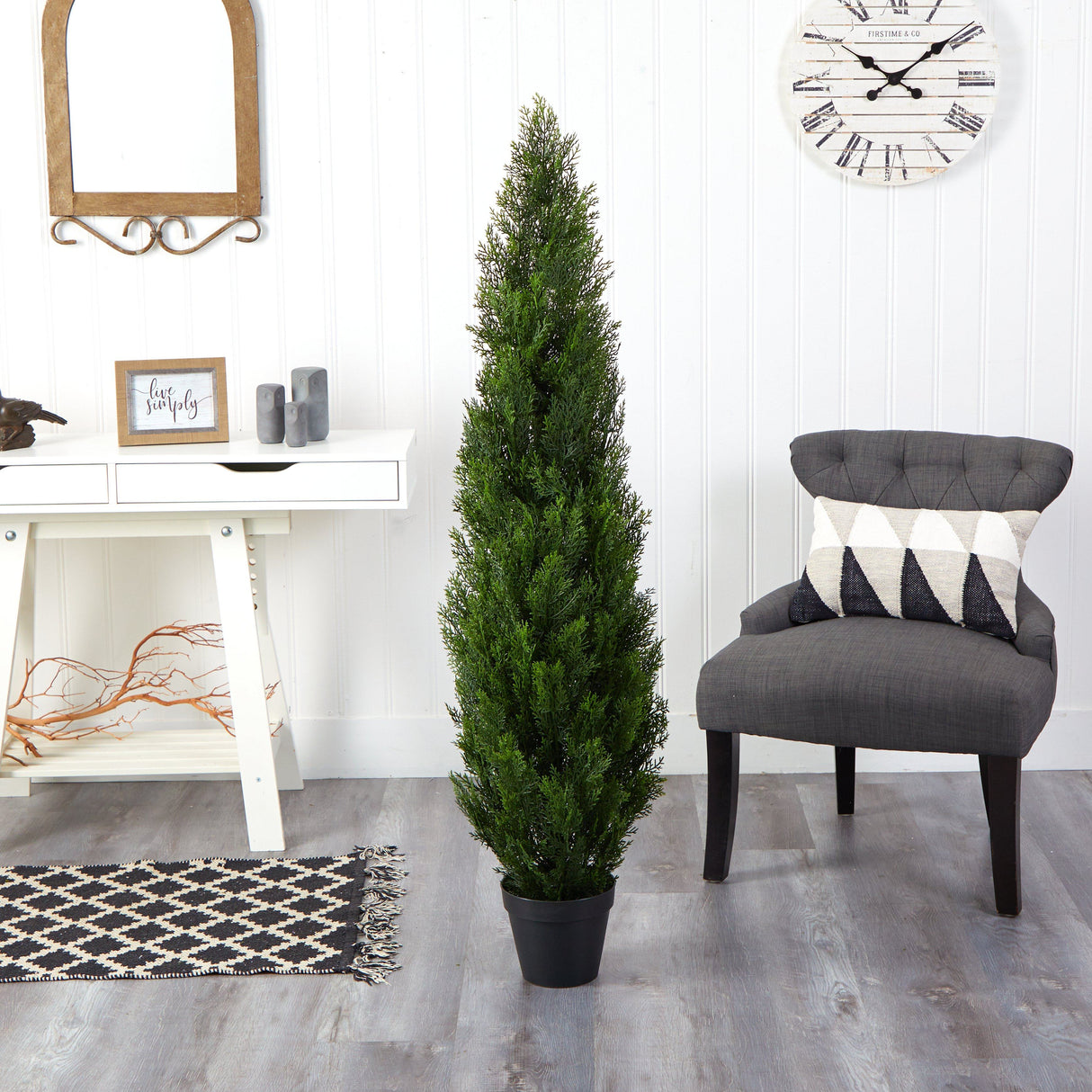 5' Mini Cedar Pine Tree (Indoor/Outdoor)-Parc Decor