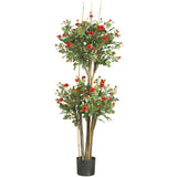 5' Mini Rose Silk Tree-Parc Decor