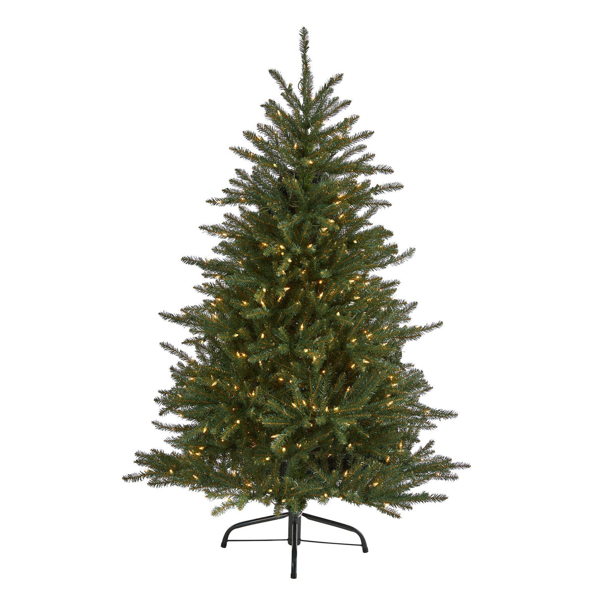 5’ Napa Valley Fir Artificial Chrstmas Tree with 350 Clear Lights and 1107 Bendable Branches-Parc Decor