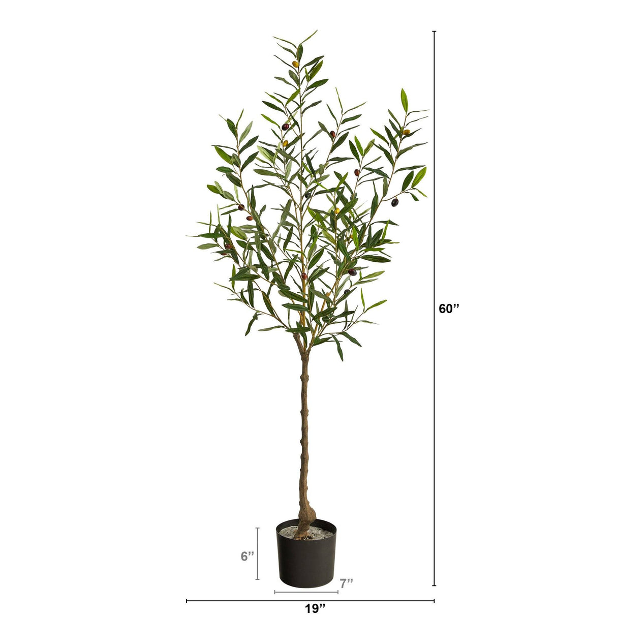 5’ Olive Artificial Tree-Parc Decor