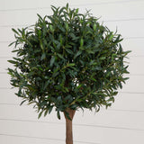 5’ Olive Topiary Artificial Tree-Parc Decor