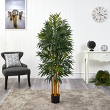 5’ Phoenix Palm Artificial tree with Natural Trunk-Parc Decor